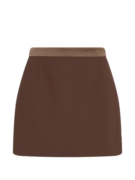 Mini fusta mini Marella în linie A mini maro
