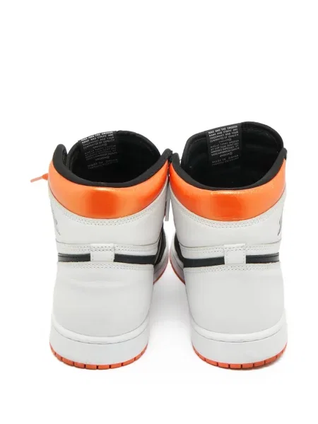 Sneakerși Jordan Air Jordan 1 din piele alb