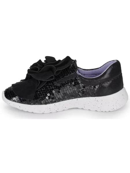 Pantofi Irregular Choice cu volane negru