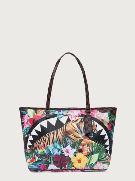Sprayground geantă shopper pentru femei JUNGLE negru