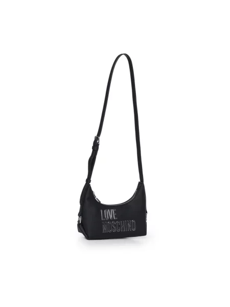 Torebka crossbody Love Moschino skórzana czarna
