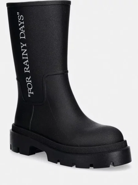 Off-White Reboot Rainy Days гумові чоботи білі