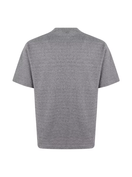 Koszulka Emporio Armani klasyczna szara