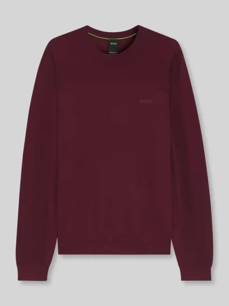 Sweter z napisem z logo KN_Momentum-X CN' Boss Green
