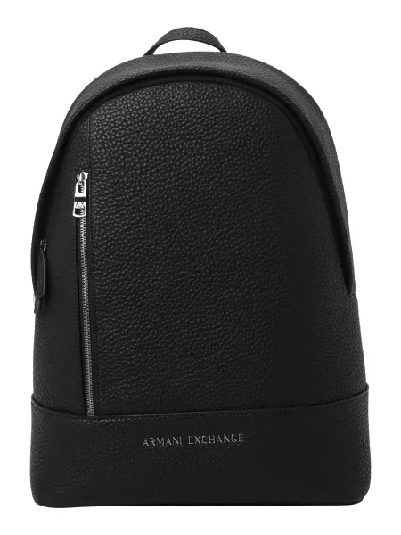 Armani Exchange rucsac barbati mare neted negru