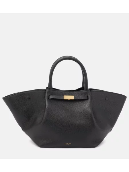 Geanta de piele Demellier din piele negru