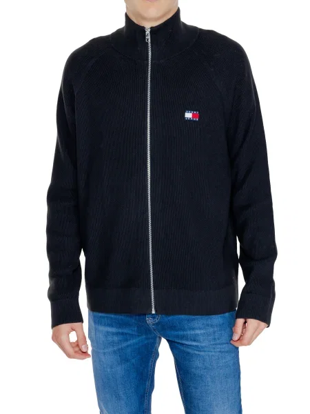 Pulover Tommy Hilfiger Jeans črna