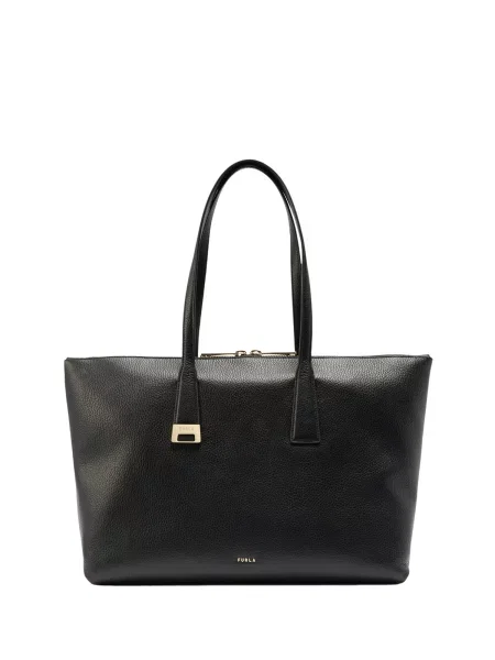 Furla geantă shopper pentru femei din piele Olivia L Tote negru