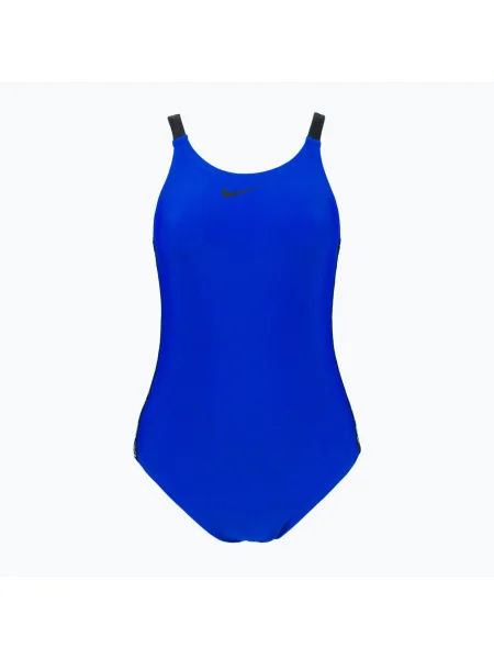 Olcsóbban. Női egyrészes fürdőruha Nike Logo Tape Fastback Méret: 34 kék