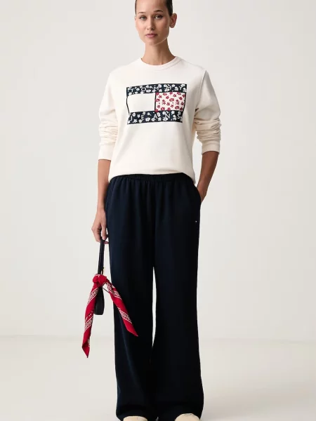 Mikina Tommy Hilfiger béžová