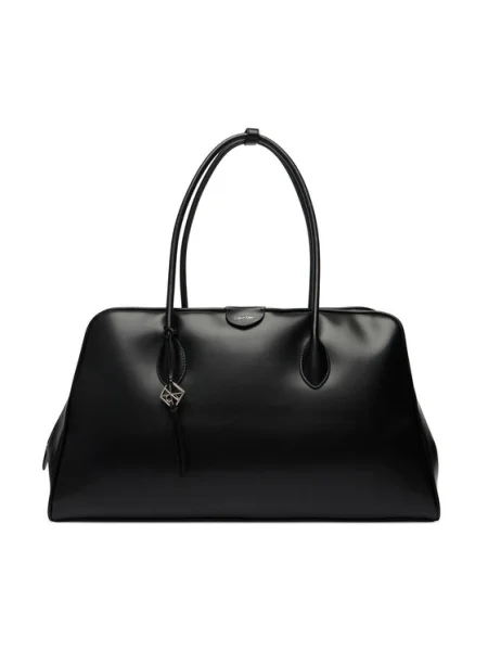 Geantă shopper Calvin Klein din piele negru