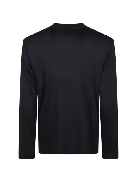 Μακρύς μπλούζα Emporio Armani με σχέδιο μαύρο