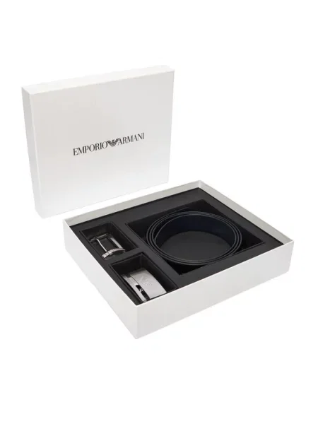 Мъжки колан Emporio Armani черно