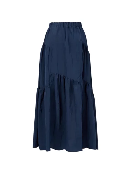 Fusta maxi Tomboy asimetrică albastru
