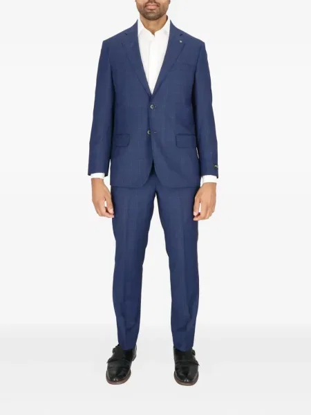 Costum Scotch & Soda în carouri de costum albastru