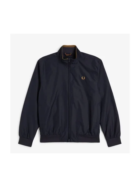 Îmbracaminte Fred Perry THE BRENTHAM JACKET negru