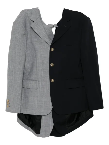 Geacă Comme Des Garçons în carouri gri