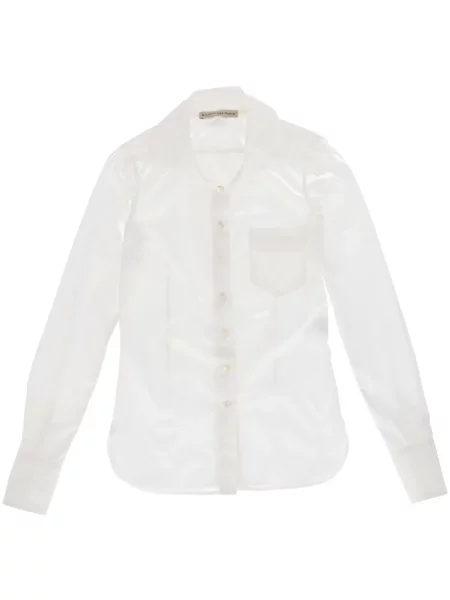 Průsvitná košile Balenciaga Pre-owned bílá