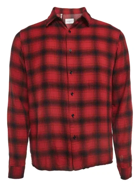 Kostkovaná košile Sandro červená