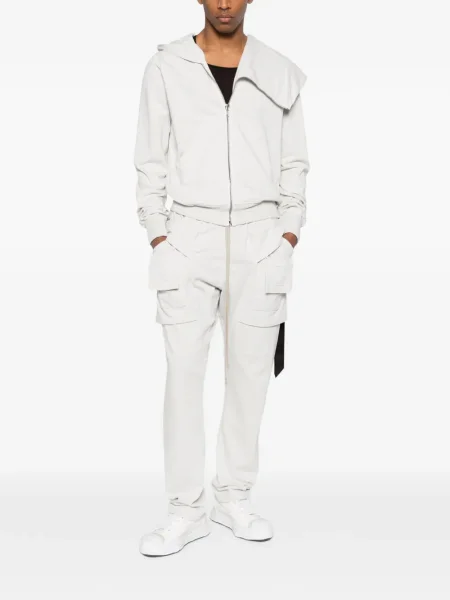 Hoodie Rick Owens Drkshdw με κουκούλα λευκό