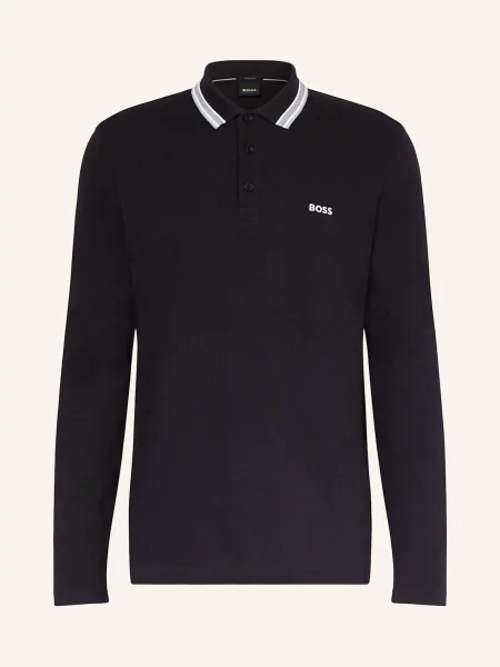 Boss Polokošile Z Piké Plisy Regular Fit tmavě modrá