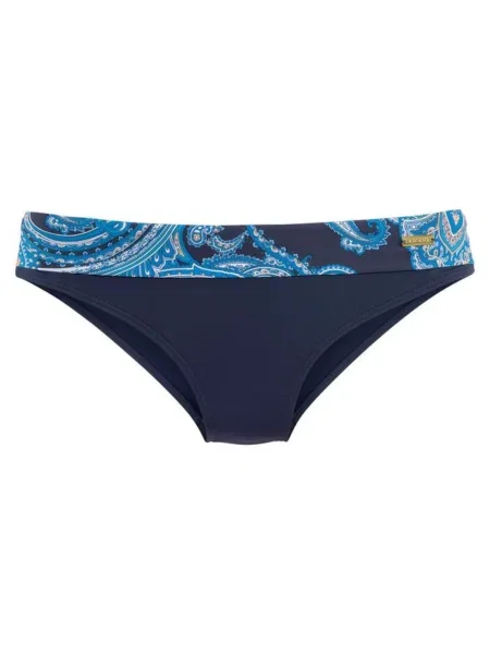 LASCANA Slip costum de baie Boho bleumarin / azuriu