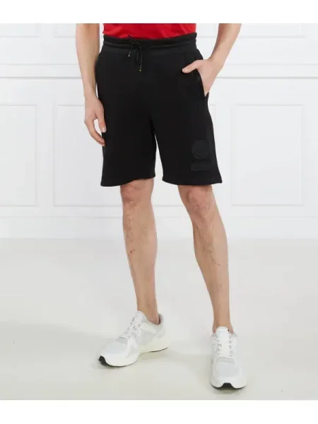 BOSS ORANGE Pantaloni scurți SERACE | Relaxed fit negru