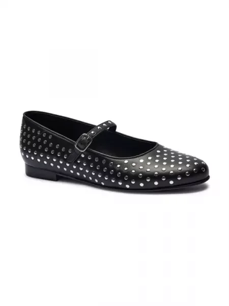 Alohas De piele balerini Lucien negru