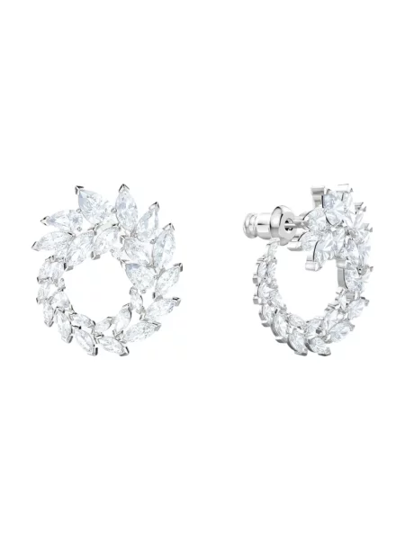 Kolczyki Swarovski szare