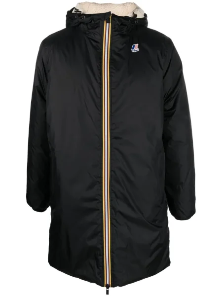 Парка K-way бродирана черно