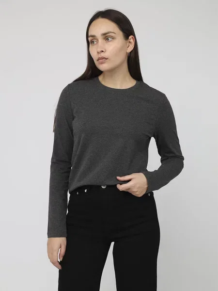 Лонгслів YUKI темно-сірий сірий