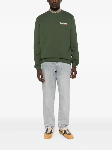 Hanorac crewneck Les Deux verde