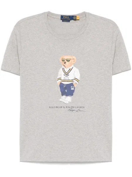 Поло тениска Polo Ralph Lauren бродирана червено