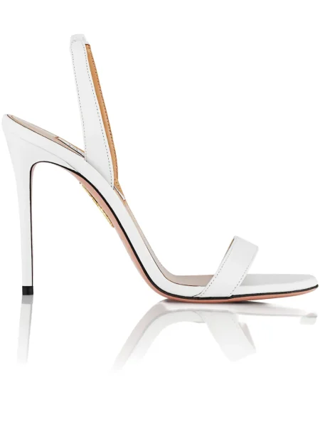 Sandale Aquazzura alb