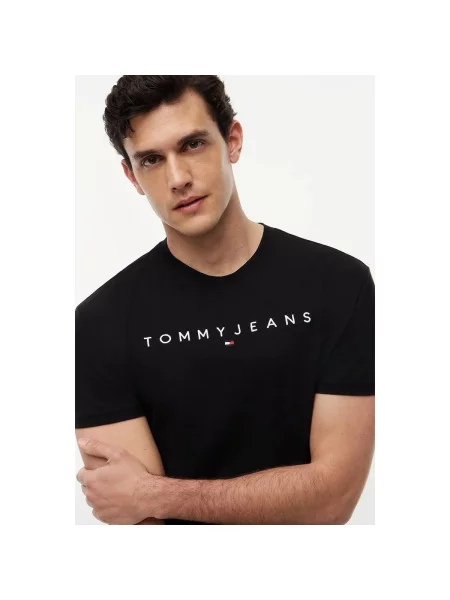 Tricou Tommy Jeans negru