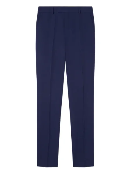Pantaloni Versace de lână albastru