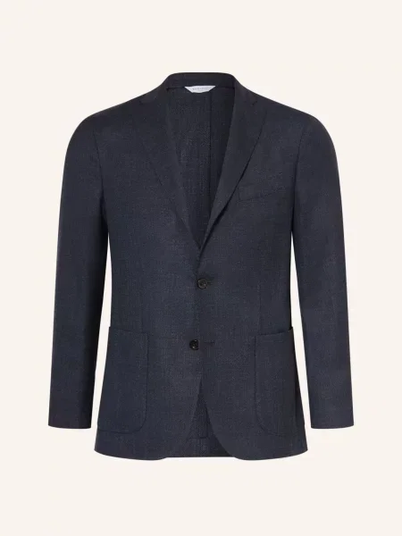Boglioli Marynarka Extra Slim Fit blau granatowa