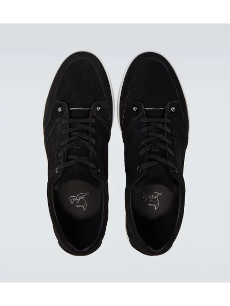 Superge Christian Louboutin iz semiša črna