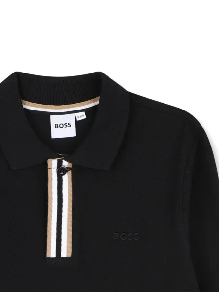 Koszulka polo dziecięca Bosswear czarna