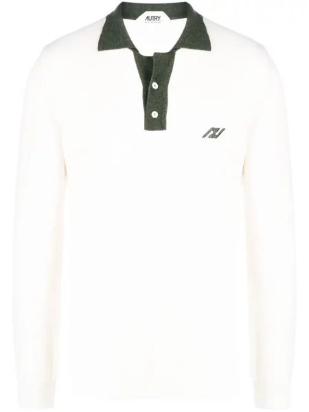 Gulerat tricou polo Autry cu broderie