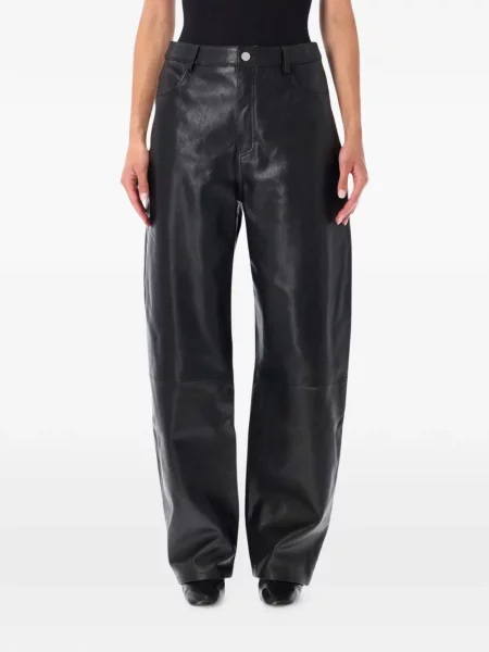 Pantaloni Arma din piele negru