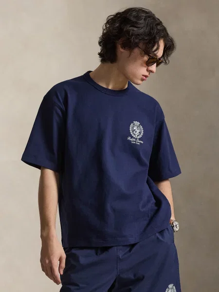 Polo Ralph Lauren Tricou bleumarin alb