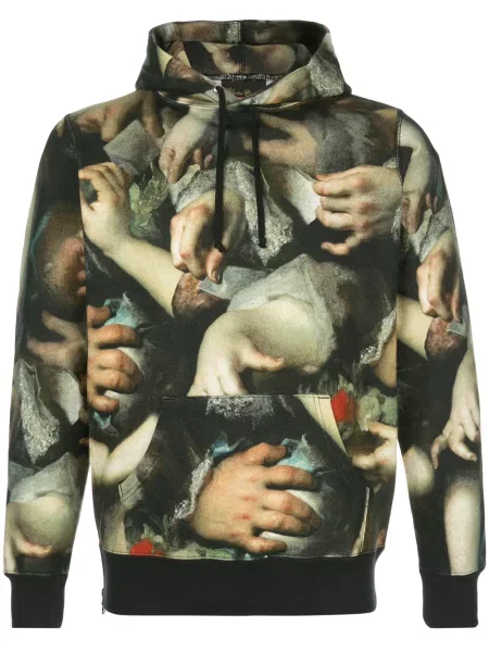 Суичър с качулка Supreme черно