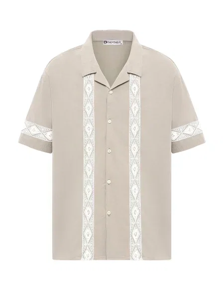 Dandalo Košile béžová bílá