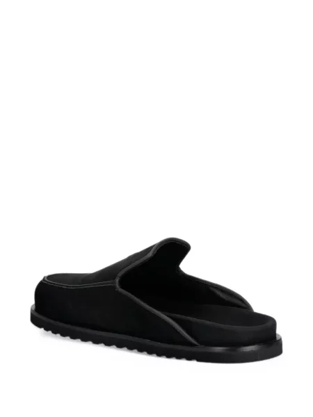 Велурени slip-on мюли Filling Pieces черно