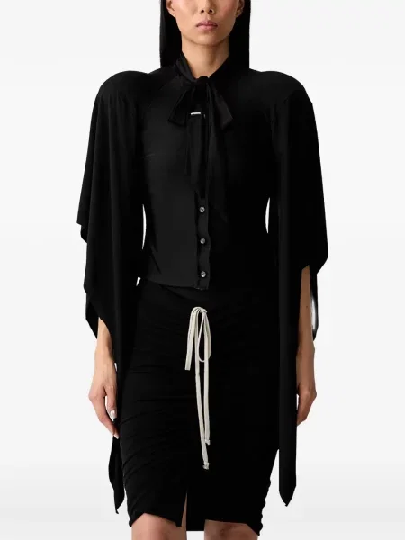 Bluză Vetements cu funde negru
