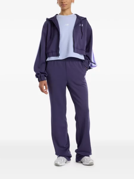 Geacă New Balance cu dungi violet