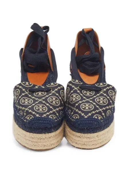 Sandale Tory Burch cu pană albastru