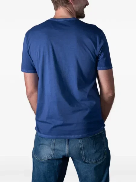 Tricou Anonym Apparel cu decolteu rotund albastru