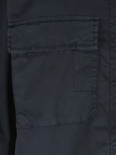 Μπουφάν Stone Island με κουκούλα πέτρες μπλε